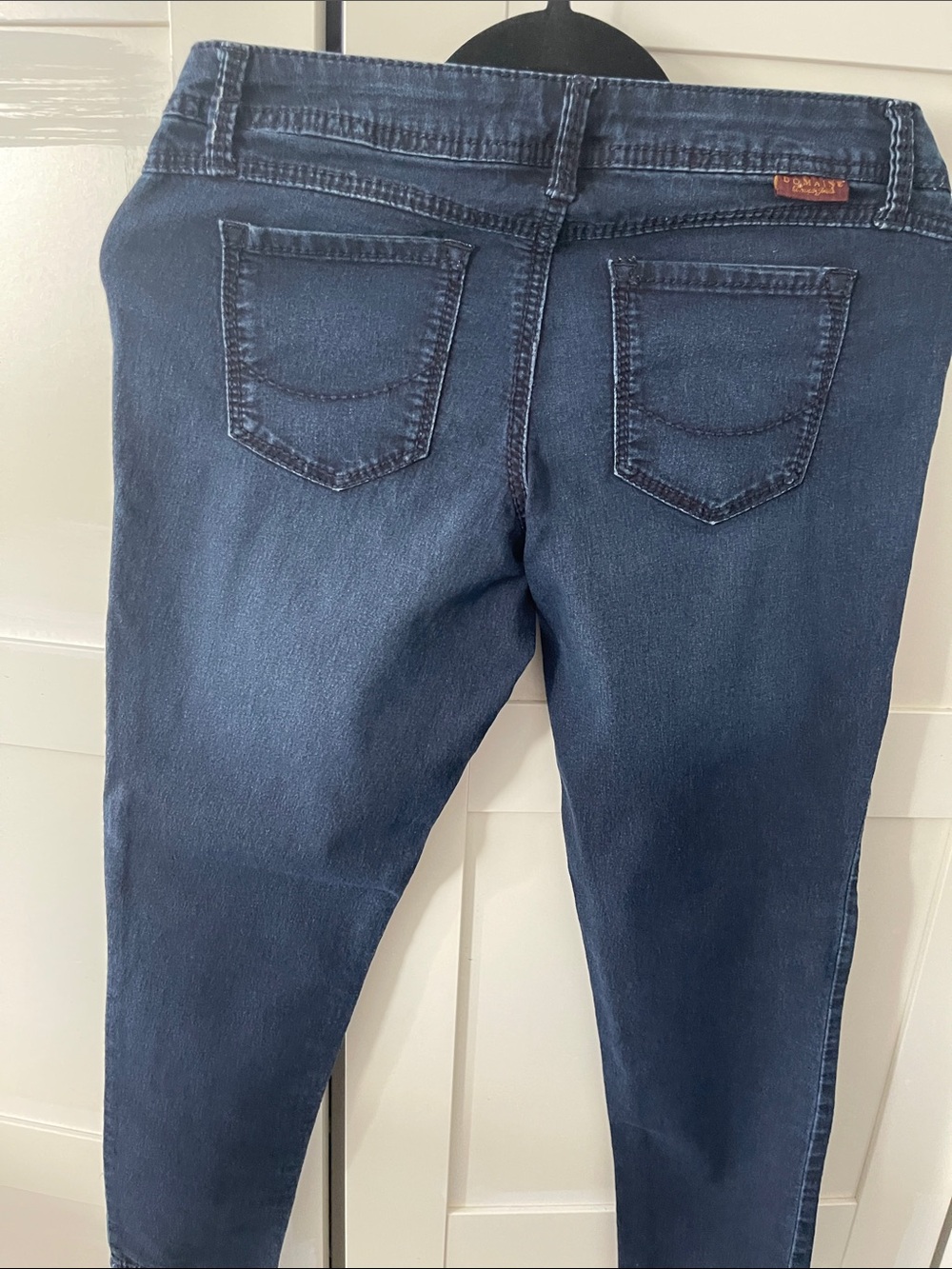 Women's Navy Skinny Jeans - Stretch Denim
